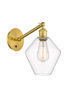 Cindyrella - 1 Light - 8 inch - Satin Gold - Adjustable Sconce (3442|317-1W-SG-G652-8)
