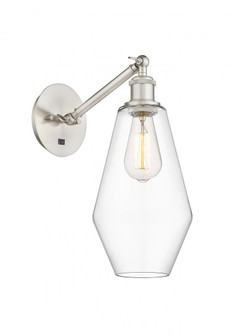 Cindyrella - 1 Light - 7 inch - Brushed Satin Nickel - Adjustable Sconce (3442|317-1W-SN-G652-7-LED)