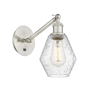Cindyrella - 1 Light - 6 inch - Brushed Satin Nickel - Adjustable Sconce (3442|317-1W-SN-G654-6-LED)