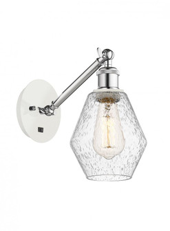 Cindyrella - 1 Light - 6 inch - White Polished Chrome - Adjustable Sconce (3442|317-1W-WPC-G654-6-LED)