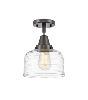 Bell - 1 Light - 8 inch - Oil Rubbed Bronze - Semi-Flush Mount (3442|447-1C-OB-G713)