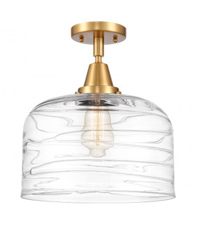 Bell - 1 Light - 12 inch - Satin Gold - Semi-Flush Mount (3442|447-1C-SG-G713-L-LED)