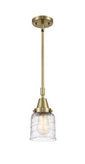 Bell - 1 Light - 5 inch - Antique Brass - Mini Pendant (3442|447-1S-AB-G513-LED)