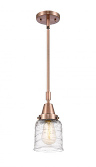 Bell - 1 Light - 5 inch - Antique Copper - Mini Pendant (3442|447-1S-AC-G513)