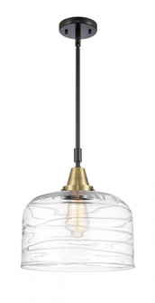 Bell - 1 Light - 12 inch - Black Antique Brass - Mini Pendant (3442|447-1S-BAB-G713-L-LED)