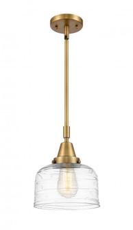 Bell - 1 Light - 8 inch - Brushed Brass - Mini Pendant (3442|447-1S-BB-G713-LED)