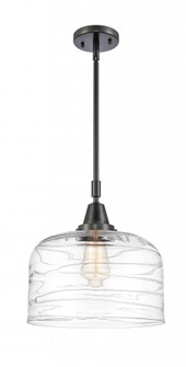 Bell - 1 Light - 12 inch - Matte Black - Mini Pendant (3442|447-1S-BK-G713-L)