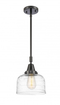 Bell - 1 Light - 8 inch - Matte Black - Mini Pendant (3442|447-1S-BK-G713-LED)