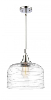 Bell - 1 Light - 12 inch - Polished Chrome - Mini Pendant (3442|447-1S-PC-G713-L-LED)