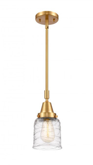 Bell - 1 Light - 5 inch - Satin Gold - Mini Pendant (3442|447-1S-SG-G513-LED)