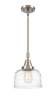Bell - 1 Light - 8 inch - Brushed Satin Nickel - Mini Pendant (3442|447-1S-SN-G713)