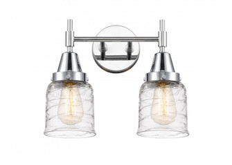 Caden - 2 Light - 14 inch - Polished Chrome - Bath Vanity Light (3442|447-2W-PC-G513)