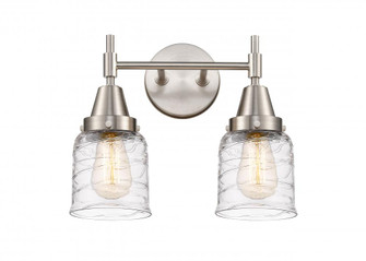 Caden - 2 Light - 14 inch - Satin Nickel - Bath Vanity Light (3442|447-2W-SN-G513-LED)