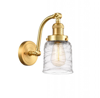 Bell - 1 Light - 5 inch - Satin Gold - Adjustable Sconce (3442|515-1W-SG-G513-LED)