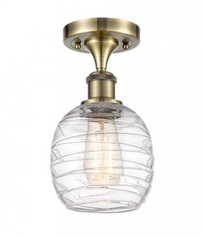 Belfast - 1 Light - 6 inch - Antique Brass - Semi-Flush Mount (3442|516-1C-AB-G1013)