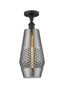 Windham - 1 Light - 7 inch - Oil Rubbed Bronze - Semi-Flush Mount (3442|516-1C-OB-G683-7-LED)