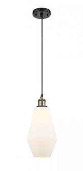 Cindyrella - 1 Light - 7 inch - Black Antique Brass - Cord hung - Mini Pendant (3442|516-1P-BAB-G651-7)