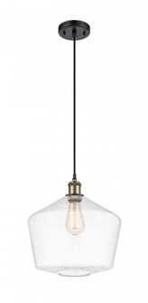 Cindyrella - 1 Light - 12 inch - Black Antique Brass - Cord hung - Mini Pendant (3442|516-1P-BAB-G652-12)