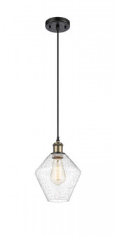 Cindyrella - 1 Light - 8 inch - Black Antique Brass - Cord hung - Mini Pendant (3442|516-1P-BAB-G654-8-LED)