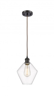 Cindyrella - 1 Light - 8 inch - Oil Rubbed Bronze - Cord hung - Mini Pendant (3442|516-1P-OB-G652-8-LED)