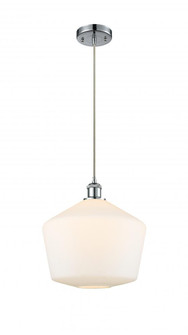 Cindyrella - 1 Light - 12 inch - Polished Chrome - Cord hung - Mini Pendant (3442|516-1P-PC-G651-12-LED)