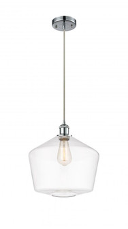 Cindyrella - 1 Light - 12 inch - Polished Chrome - Cord hung - Mini Pendant (3442|516-1P-PC-G652-12-LED)