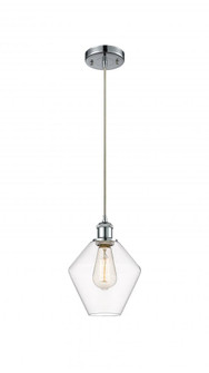 Cindyrella - 1 Light - 8 inch - Polished Chrome - Cord hung - Mini Pendant (3442|516-1P-PC-G652-8)