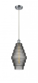 Cascade - 1 Light - 8 inch - Polished Chrome - Cord hung - Mini Pendant (3442|516-1P-PC-G673-8-LED)