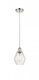 Cindyrella - 1 Light - 6 inch - Polished Nickel - Cord hung - Mini Pendant (3442|516-1P-PN-G654-6)