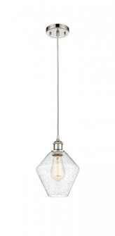Cindyrella - 1 Light - 8 inch - Polished Nickel - Cord hung - Mini Pendant (3442|516-1P-PN-G654-8)