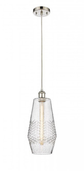 Windham - 1 Light - 7 inch - Polished Nickel - Cord hung - Mini Pendant (3442|516-1P-PN-G684-7)