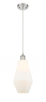 Cindyrella - 1 Light - 7 inch - Brushed Satin Nickel - Cord hung - Mini Pendant (3442|516-1P-SN-G651-7)