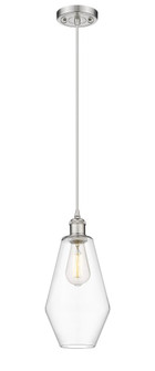 Cindyrella - 1 Light - 7 inch - Brushed Satin Nickel - Cord hung - Mini Pendant (3442|516-1P-SN-G652-7)