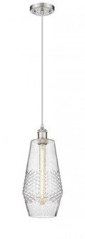 Windham - 1 Light - 7 inch - Brushed Satin Nickel - Cord hung - Mini Pendant (3442|516-1P-SN-G684-7-LED)