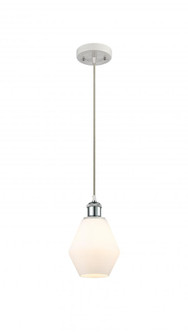Cindyrella - 1 Light - 6 inch - White Polished Chrome - Cord hung - Mini Pendant (3442|516-1P-WPC-G651-6)