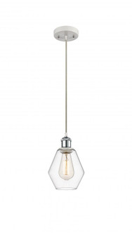 Cindyrella - 1 Light - 6 inch - White Polished Chrome - Cord hung - Mini Pendant (3442|516-1P-WPC-G652-6)