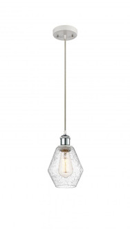 Cindyrella - 1 Light - 6 inch - White Polished Chrome - Cord hung - Mini Pendant (3442|516-1P-WPC-G654-6-LED)