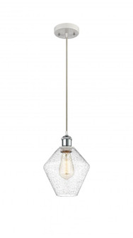 Cindyrella - 1 Light - 8 inch - White Polished Chrome - Cord hung - Mini Pendant (3442|516-1P-WPC-G654-8)
