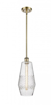 Windham - 1 Light - 7 inch - Antique Brass - Mini Pendant (3442|516-1S-AB-G684-7)