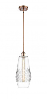 Windham - 1 Light - 7 inch - Antique Copper - Mini Pendant (3442|516-1S-AC-G682-7-LED)