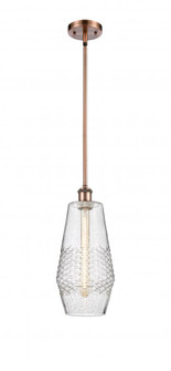 Windham - 1 Light - 7 inch - Antique Copper - Mini Pendant (3442|516-1S-AC-G684-7)