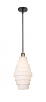Cascade - 1 Light - 8 inch - Black Antique Brass - Mini Pendant (3442|516-1S-BAB-G671-8)