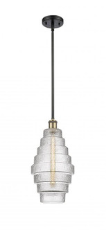 Cascade - 1 Light - 8 inch - Black Antique Brass - Mini Pendant (3442|516-1S-BAB-G672-8)