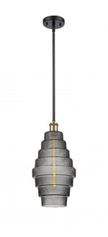 Cascade - 1 Light - 8 inch - Black Antique Brass - Mini Pendant (3442|516-1S-BAB-G673-8)