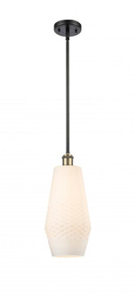 Windham - 1 Light - 7 inch - Black Antique Brass - Mini Pendant (3442|516-1S-BAB-G681-7)