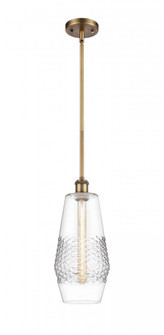 Windham - 1 Light - 7 inch - Brushed Brass - Mini Pendant (3442|516-1S-BB-G682-7)