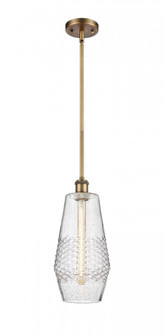 Windham - 1 Light - 7 inch - Brushed Brass - Mini Pendant (3442|516-1S-BB-G684-7)