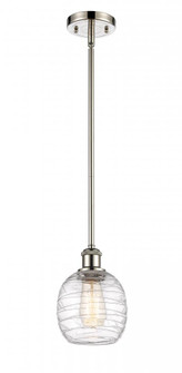 Belfast - 1 Light - 6 inch - Polished Nickel - Mini Pendant (3442|516-1S-PN-G1013)