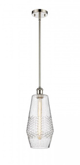 Windham - 1 Light - 7 inch - Polished Nickel - Mini Pendant (3442|516-1S-PN-G684-7-LED)
