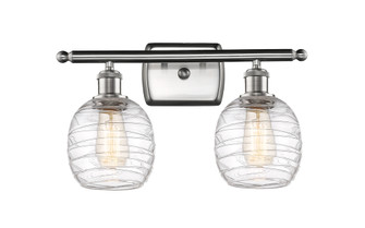 Belfast - 2 Light - 16 inch - Brushed Satin Nickel - Bath Vanity Light (3442|516-2W-SN-G1013)